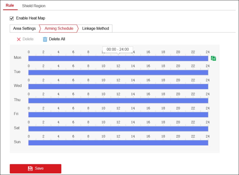 Hikvision Heat Map Instructions
