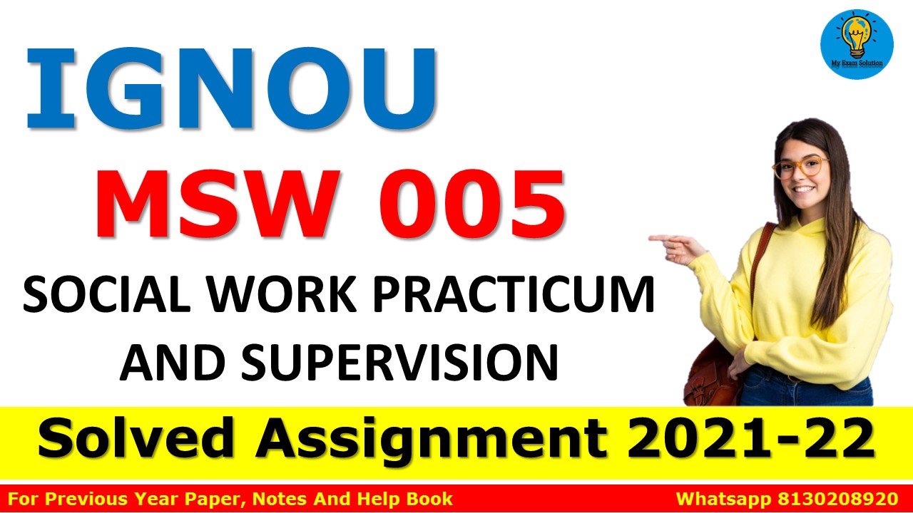 assignment of msw