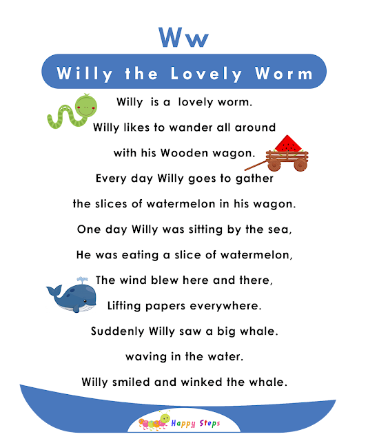 The Lovely Worm  Alphabet Stories for kids  Letter W