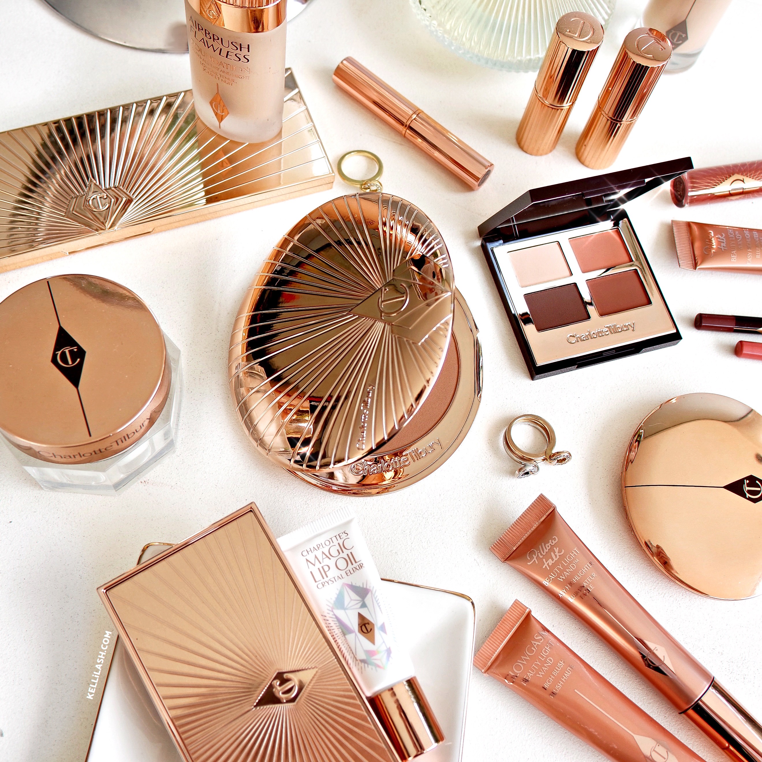 Summer with Charlotte Tilbury ft the New Airbrush Bronzer.