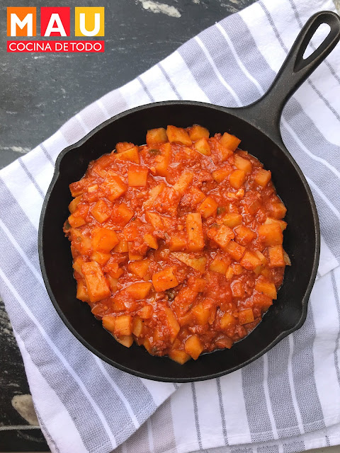 papas con chorizo mau cocina de todo receta facil