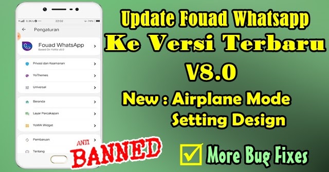 Cara Update Aplikasi Fouad Whatsapp Ke Versi Terbaru Rumah Multimedia