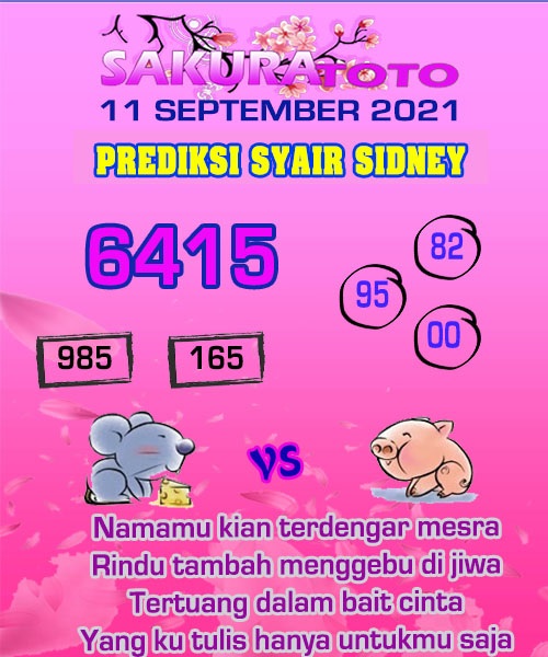 Syair Togel88 Sdy 11 September 2021 Prediksi Togel