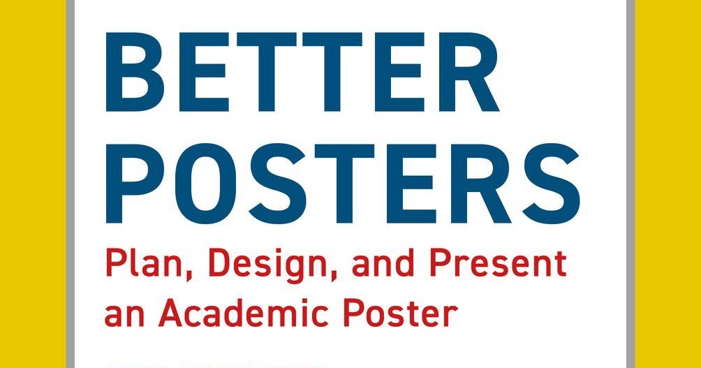 Better Posters Better Posters book cover reveal!