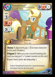My Little Pony Trenderhoof, Locale Critic High Magic CCG Card
