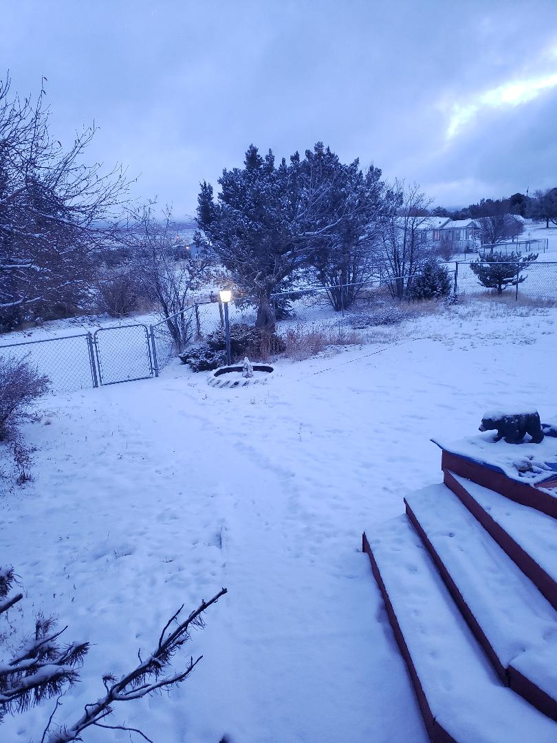 Armand's Rancho Del Cielo Snow Night