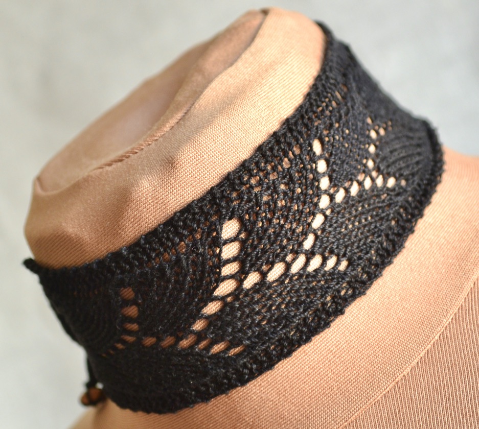 Knitting Novice Virga Choker Free Lace Choker Knitting Pattern
