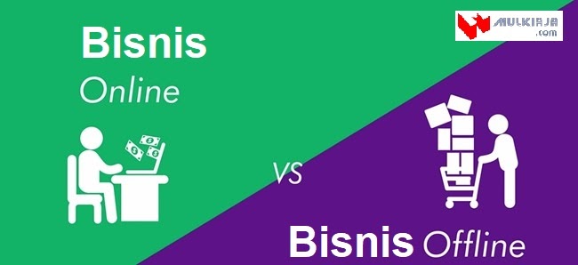 tabel perbandingan bisnis online dan bisnis offline