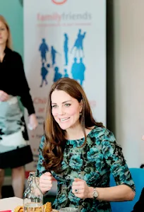  Catherine, Duchess of Cambridge attends coffee morning at Family Friends