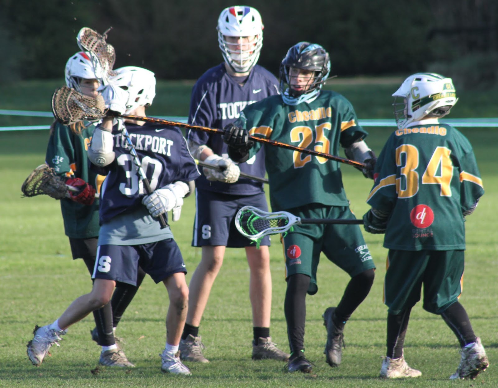 Stockport Lacrosse Club Juniors U14s at Home to Cheadle/Cheadle Hulme