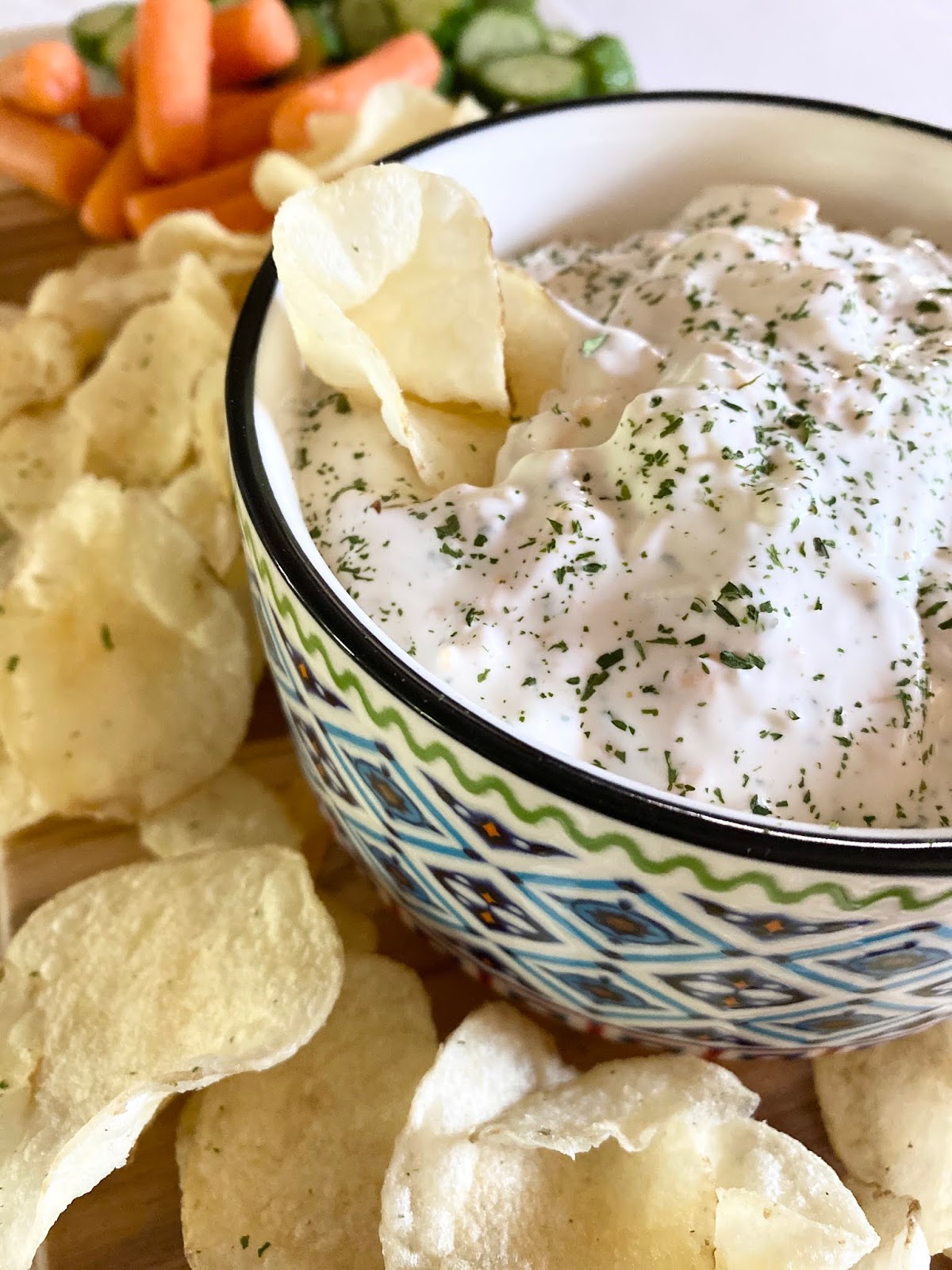 The BEST Chip & Veggie Dip Ally's Sweet & Savory Eats