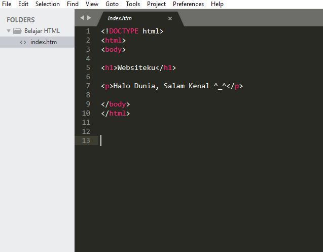 Text Editor HTML Sublime Text Text Editor HTML Sublime Text