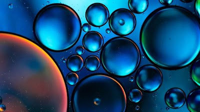 Wallpaper Bubble Oil HD, Liquid, Photography, Macro