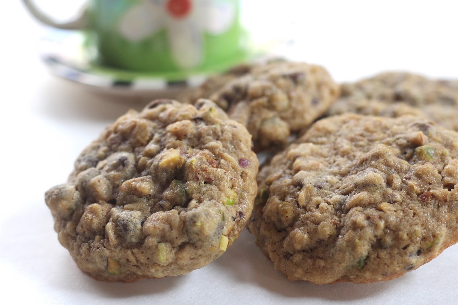 Pistachio Oatmeal Espresso Cookies Diary of a Mad Hausfrau