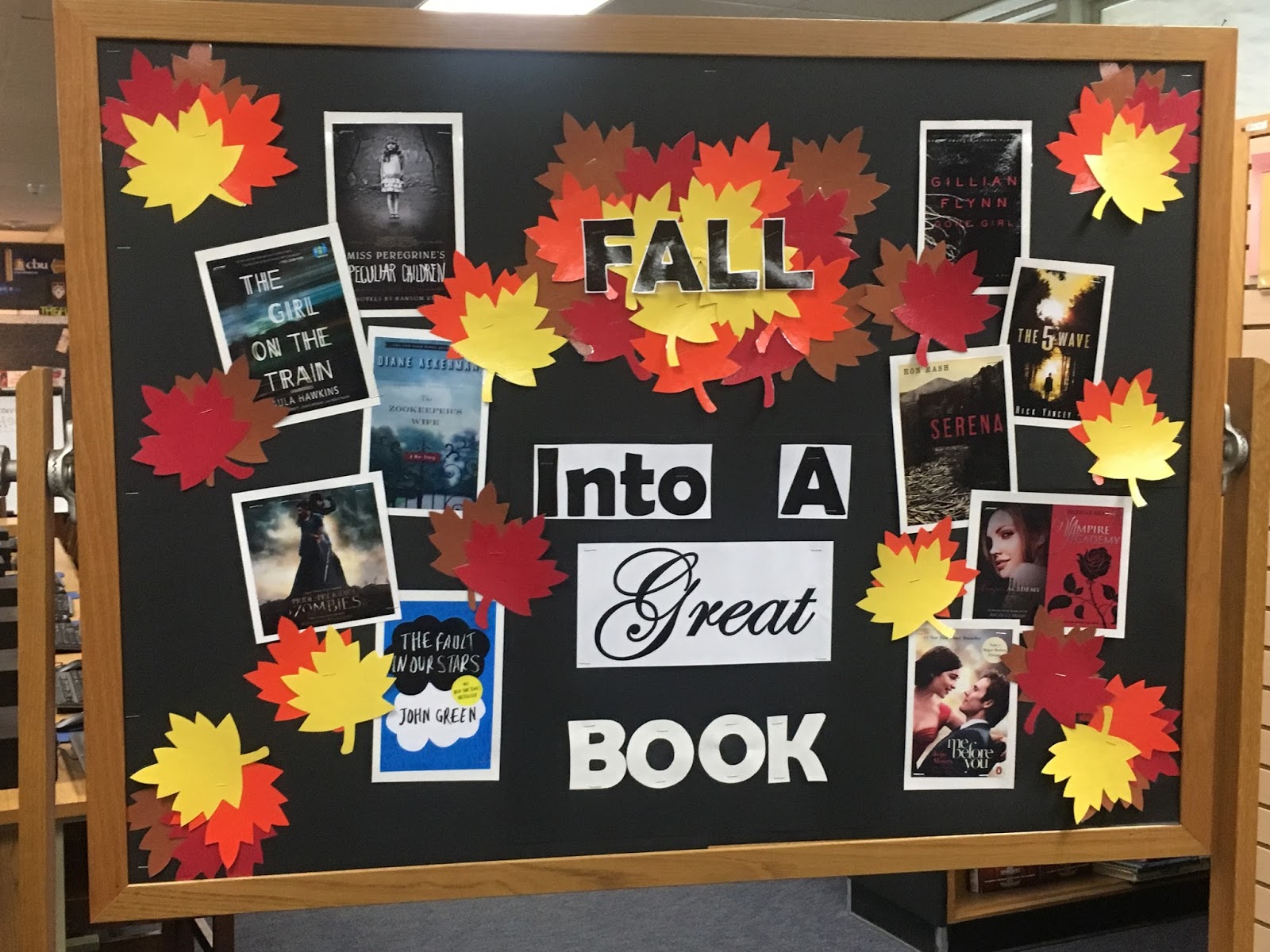 Library Displays Fall into a good book!