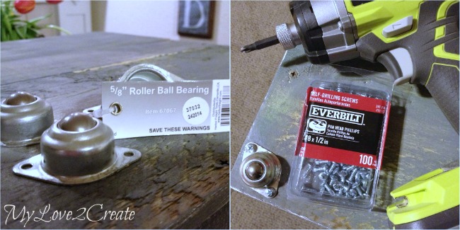 adding roller ball bearings for easier sliding