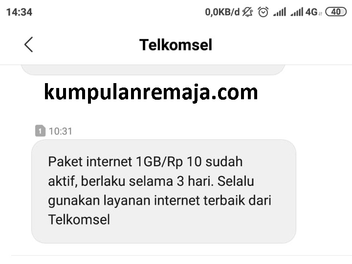 Paket Internet Gratis 1 Gb Dari Mengisi Survey Telkomsel Kumpulan Remaja