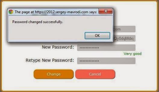 Password change successfully. Login image successfully changed.