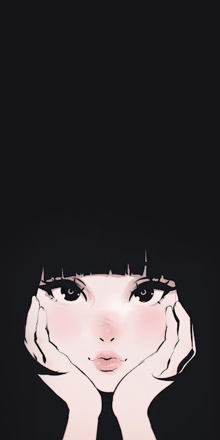 Cute girly black iPhone wallpaper Cute girly black iPhone wallpaper