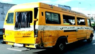  إصابة 9 تلاميذ وسائق بجروح في حادث انقلاب حافلة للنقل المدرسي ببلدية بني شعيب 