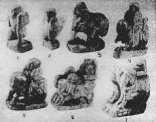 ivory chess pieces found at afrosiabs