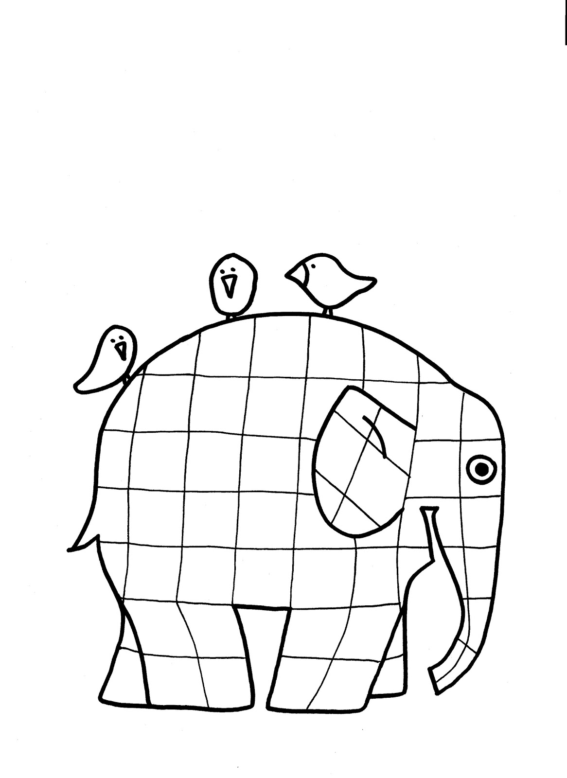 david mckee elmer coloring pages - photo #2