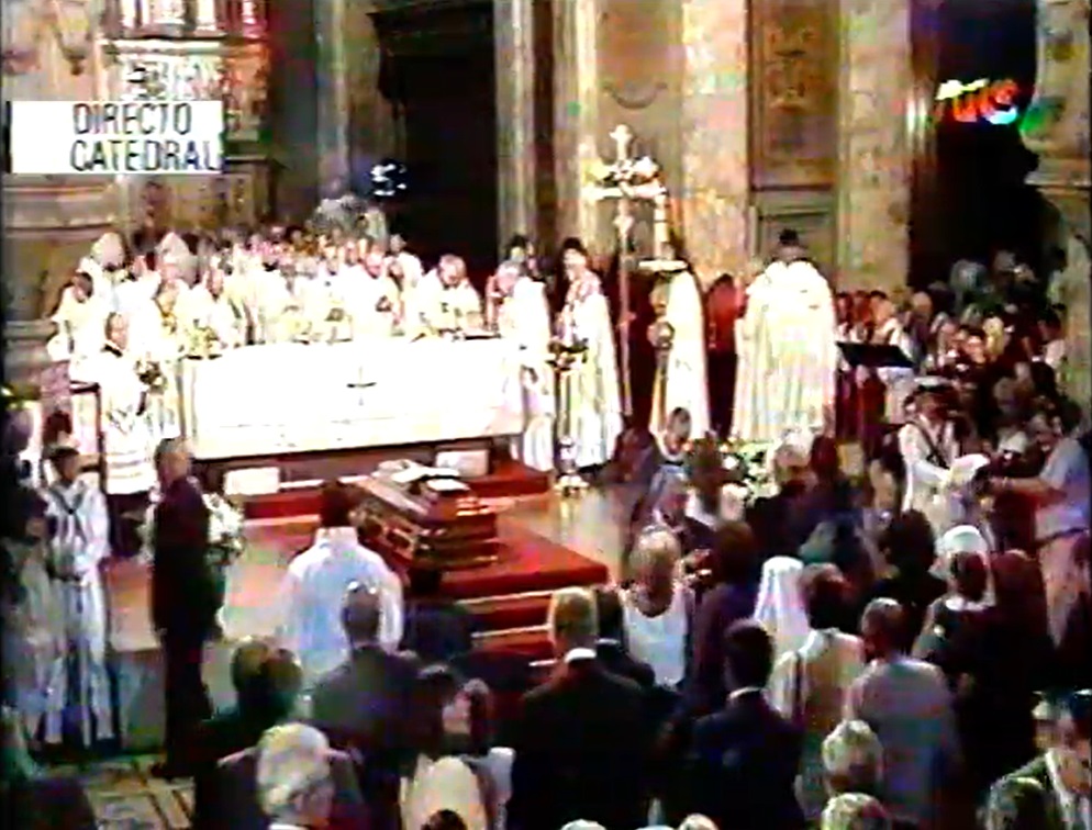 Funeral del cardenal Pironio