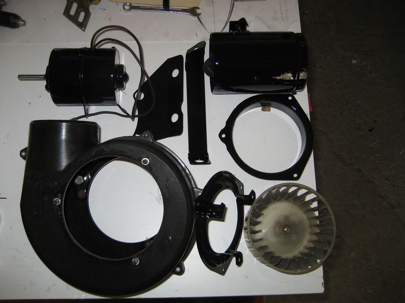 Austin Healey Sprite MK3 restoration Wiper & heater motor restoration