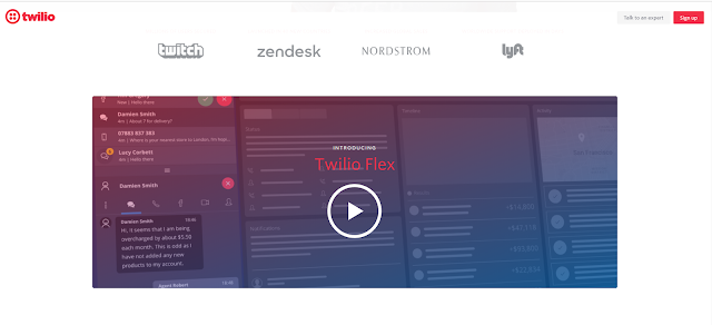 Twilio：https://www.twilio.com