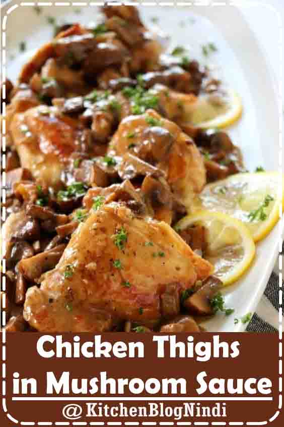 4.9★★★★★ | A quick one pan meal to put together in 30 minutes and so delicious. Try using an assortment of different mushrooms for variety. This dish can be made with chicken breasts as well. Serve on top of buttered egg noodles or a big bunch of spinach #Chicken #ThighsMushroom #Sauce 4.9★★★★★ | A quick one pan meal to put together in 30 minutes and so delicious. Try using an assortment of different mushrooms for variety. This dish can be made with chicken breasts as well. Serve on top of buttered egg noodles or a big bunch of spinach #Chicken #ThighsMushroom #Sauce