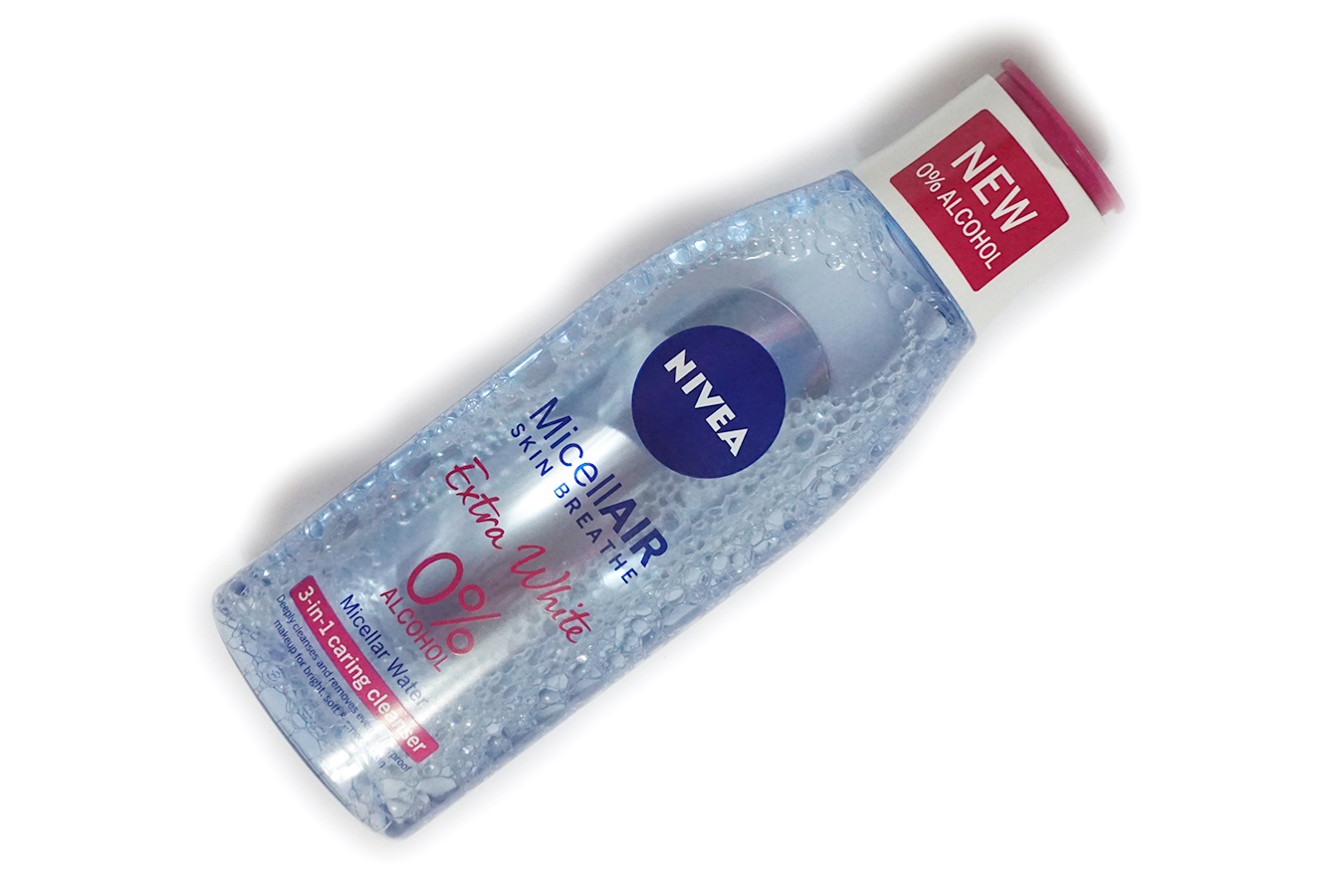 Nivea Extra White Micellar Water 0 Alcohol 3in1 Caring Cleanser