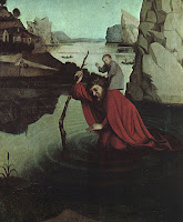 São Cristóvão - Konrad Witz Pintura de Konrad Witz
