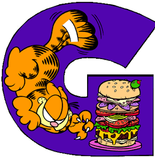 Divertido Abecedario de Garfield. Garfield Abc.