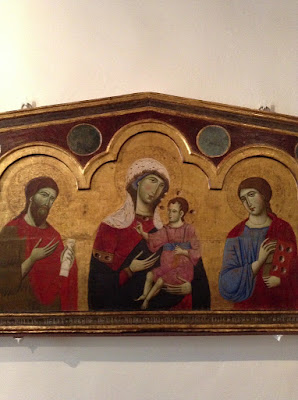 Pinacoteca di Siena: Madonna con bambino e santi di Guido da Siena