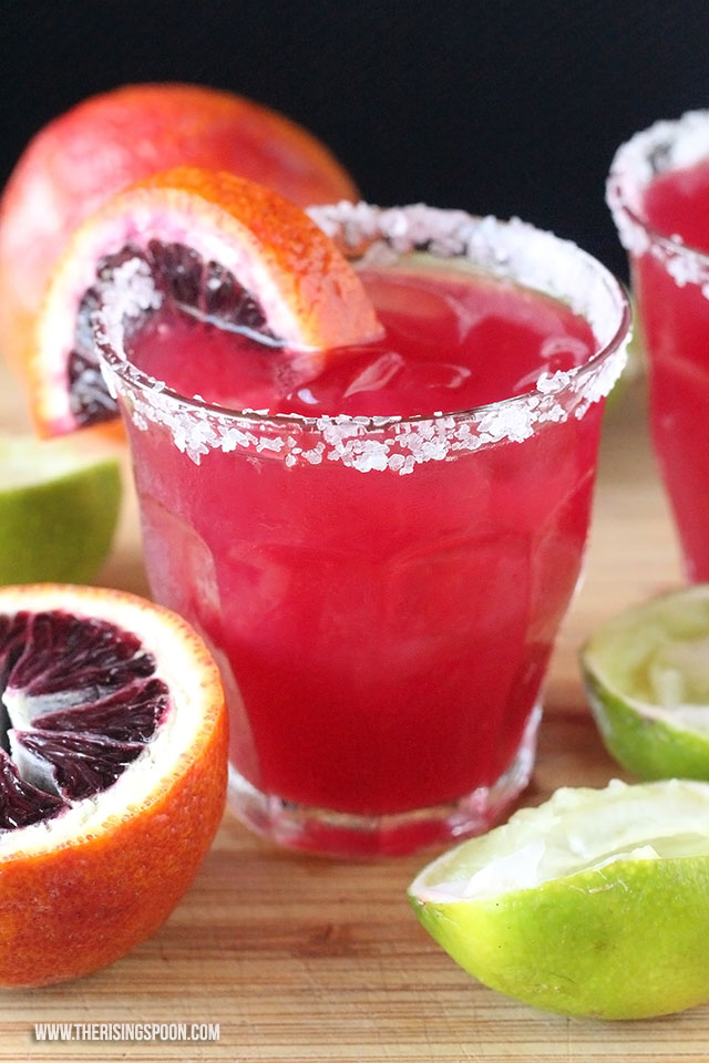 Blood Orange Margaritas The Rising Spoon