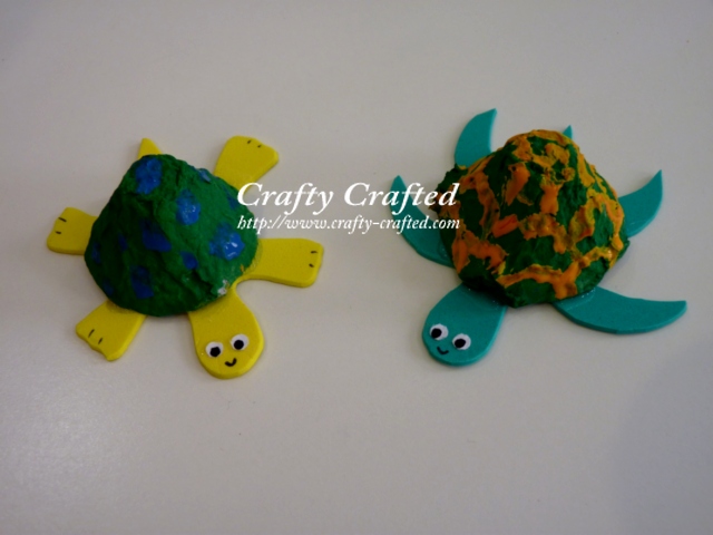 Styrofoam Bowl Turtles - Crafty Morning
