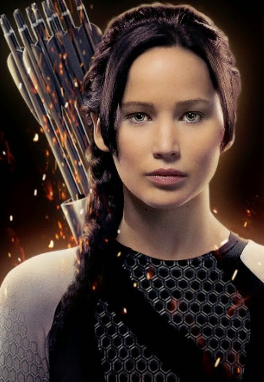 Jennifer Lawrence in Hunger Games Catching Fire