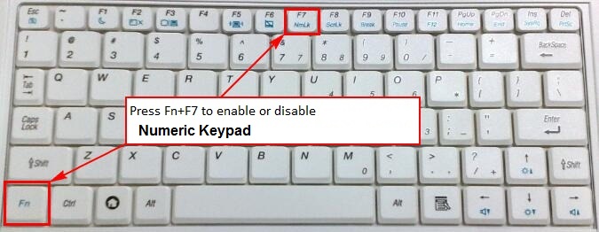 How to enable or disable NumLock Key?