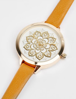 zegarek mandala zegarki Bershka