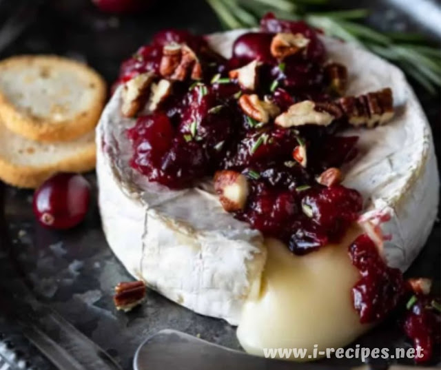 Baked Brie With Cranberries And Pecans