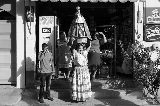 china oaxaqueña en fiesta patronal