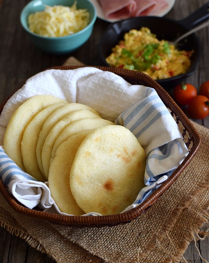 Arepas con sabor argentino 