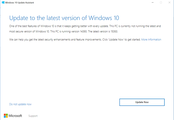 Cài đặt Windows 10 2004 bằng Windows 10 Update Assistant