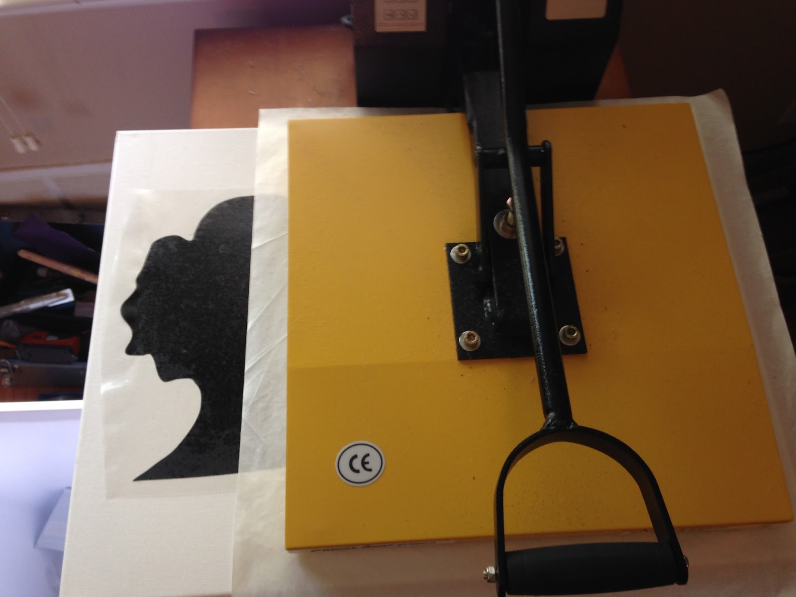 Heat Transfer Vinyl on (Stretched) Canvas How to Apply with a Heat