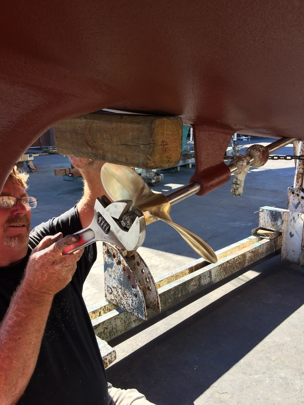 Captain Curran's sailing blog How to replace a propeller on a sailboat