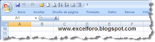 Mostrar / Ocultar la cinta de opciones en Excel 2007
