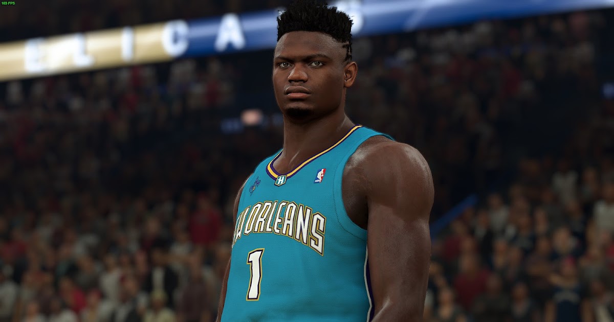 Zion Williamson Cyberface, Hair And Body Model By Nine Cc