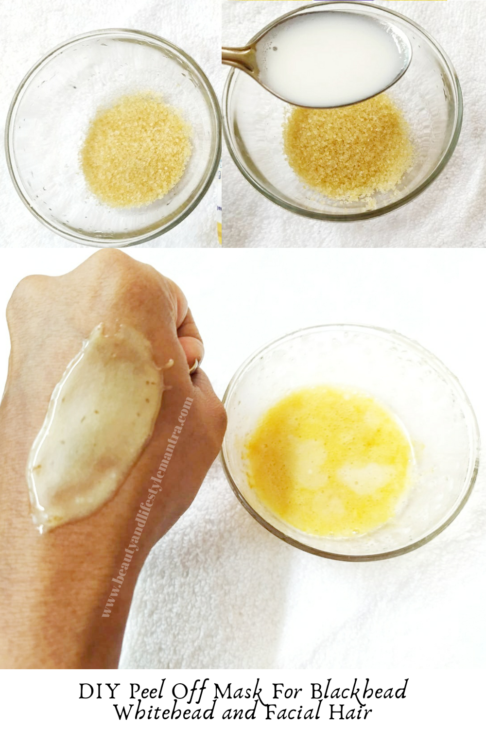 DIY Peel Off Mask For Blackhead Whitehead and Facial Hair - Beauty and Lifestyle Mantra - India's Top Beauty and Blog