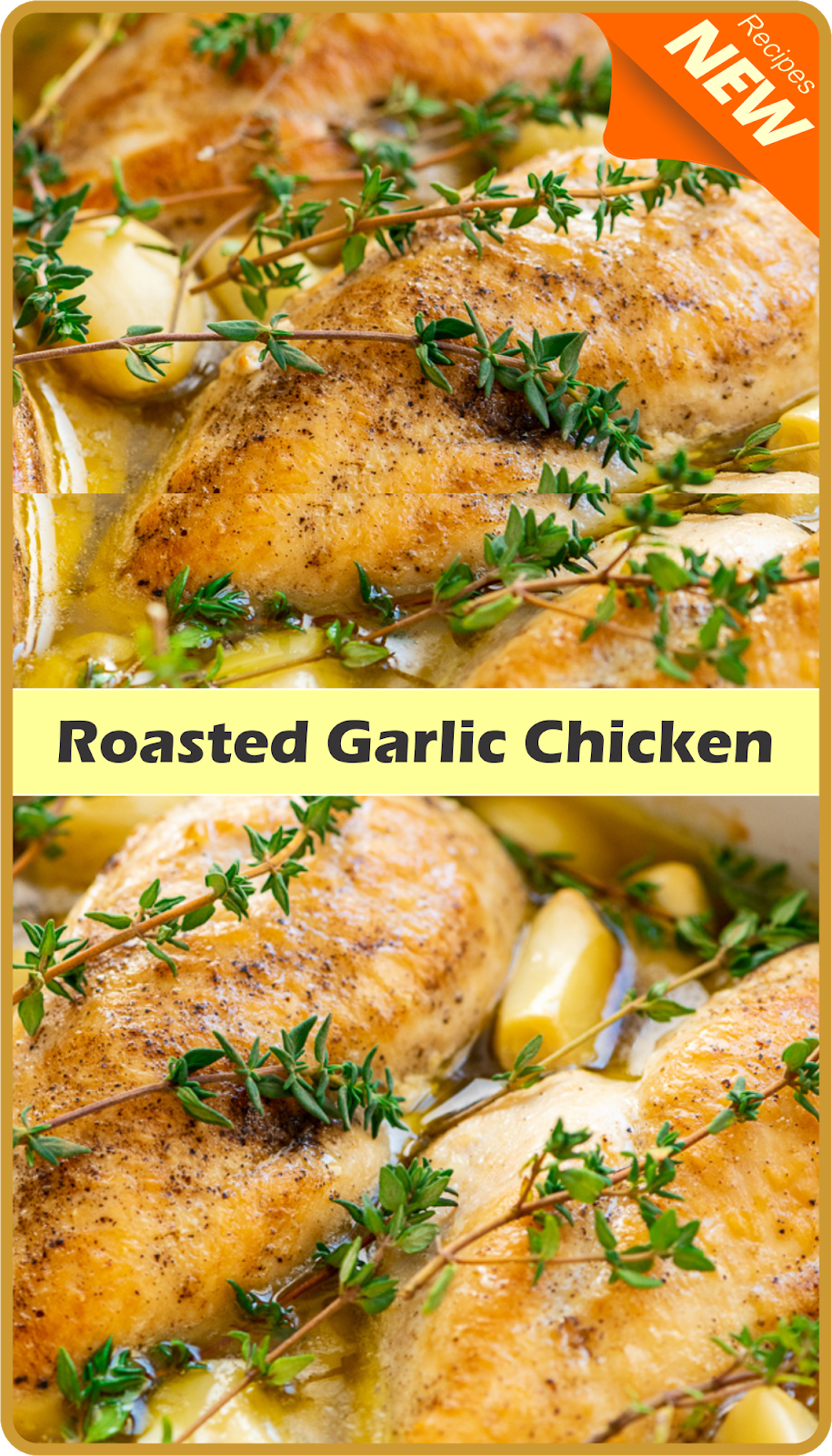 Roasted Garlic Chicken Think food