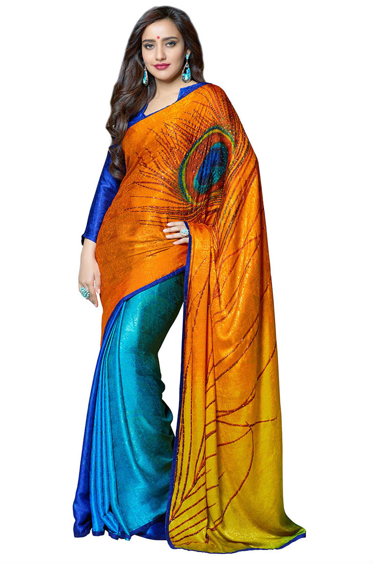 Saree Market Peacock Designs Saree Pics